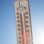 thermometer over 38 degrees heat wave