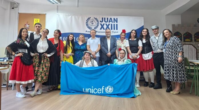 El centro de FP Juan XXIII de Alcorcón celebró el Día del Niño con la presencia de UNICEF Madrid