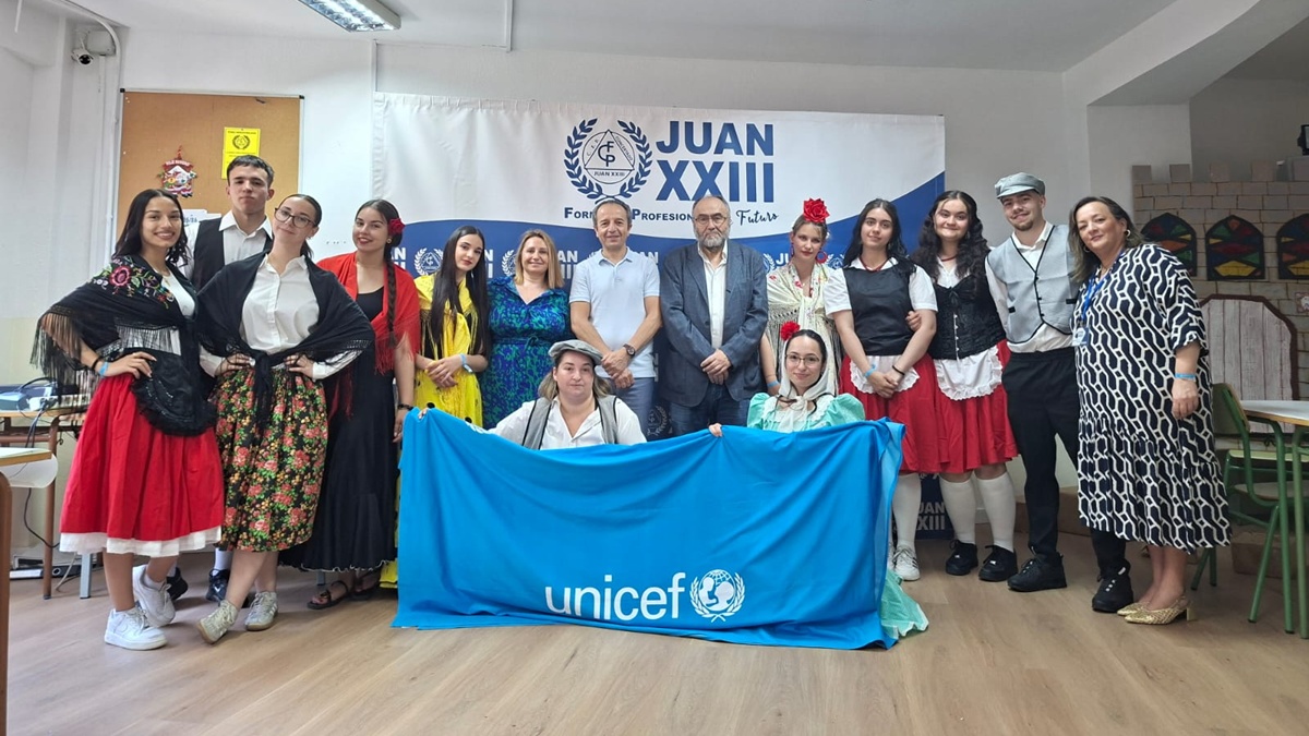 El centro de FP Juan XXIII de Alcorcón celebró el Día del Niño con la presencia de UNICEF Madrid El centro de FP Juan XXIII de Alcorcón celebró el Día del Niño con la presencia de UNICEF Madrid