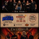 Six Vice y Entropía Zero protagonizarán una sesión vermouth con rock y paella en la Sala Vizzio de Alcorcón