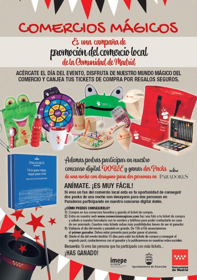 Los Comercios Mágicos vuelven a Alcorcón con regalos, espectáculos y premios