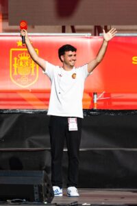 Alcorcón es protagonista en la celebración del Mundial de España gracias a Dani Gordo