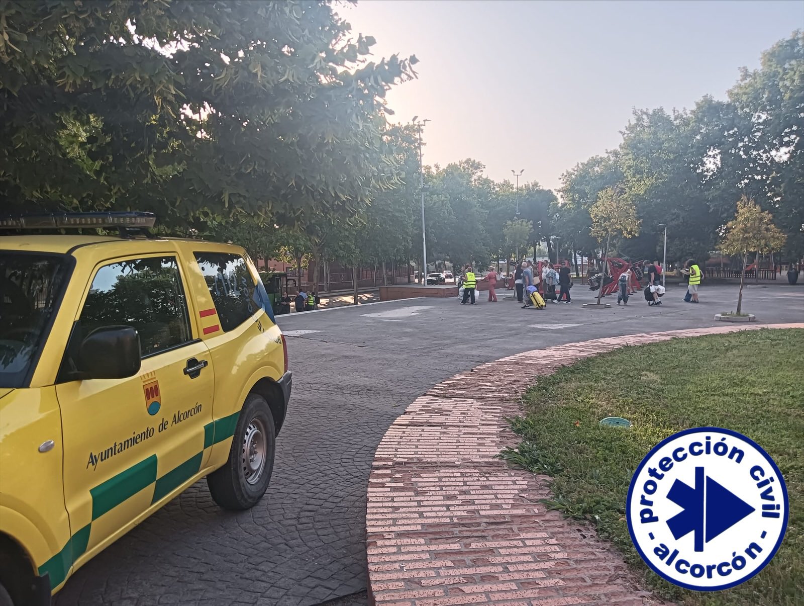Buenas noticias: empieza la vuelta a casa de los evacuados acogidos en Alcorcón