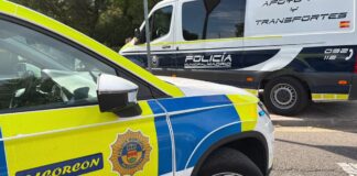 Una persecución policial acaba en Alcorcón tras una huida y dos coches dañados
