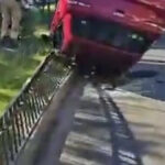 Accidente en Alcorcón: un conductor da positivo en alcoholemia tras volcar su coche