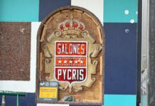 El escudo de los salones Pycris adornará la entrada de la nueva Supercervecería de Alcorcón