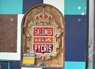 El escudo de los salones Pycris adornará la entrada de la nueva Supercervecería de Alcorcón