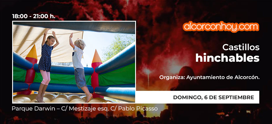 Castillos hinchables | Programa Fiestas de Alcorcón 2026