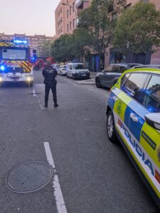 Un rescate con final feliz en Alcorcón: los bomberos salvan a una anciana tras sufrir una aparatosa caída