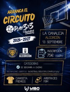 Alcorcón abre el telón del nuevo Circuito del baloncesto Play 3x3