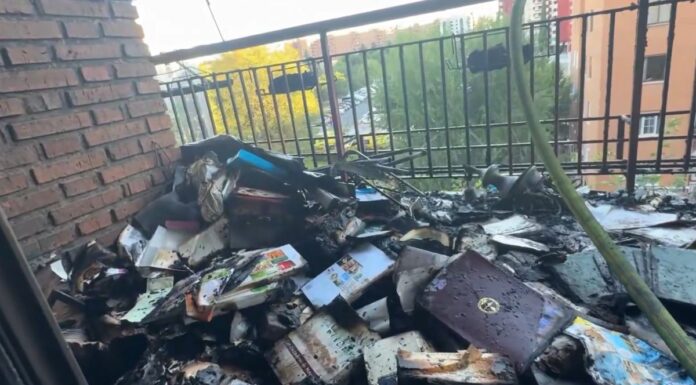 Incendio en Móstoles