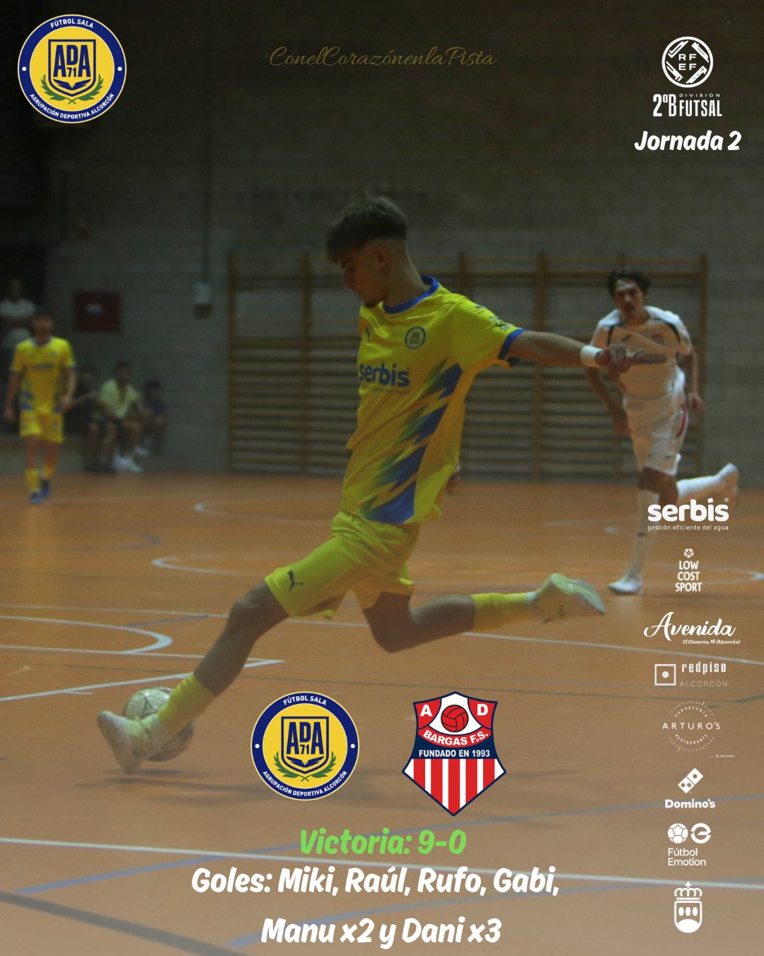 Pleno de victorias este fin de semana para los equipos de Alcorcón: conquista de Valdebebas y tres puntos más para el Trival