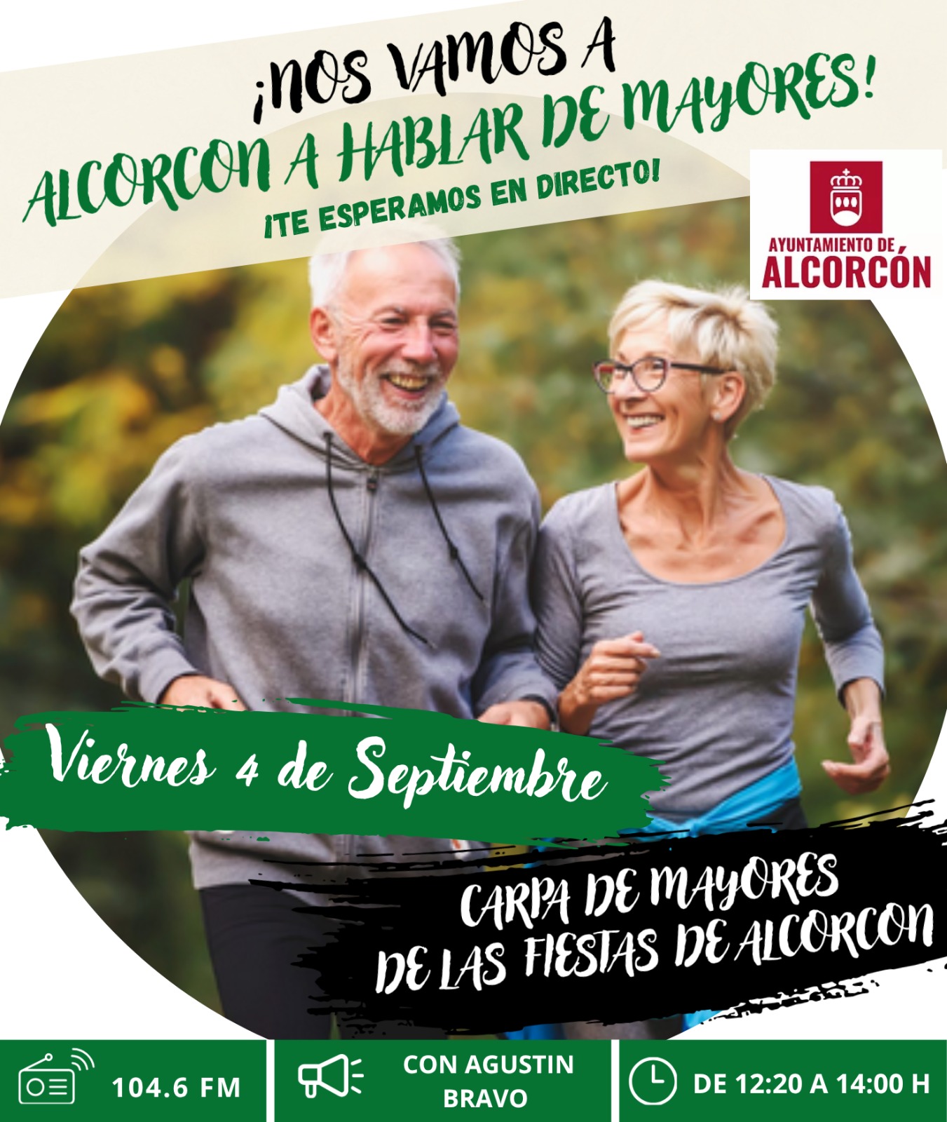 Agustín Bravo se reúne con los mayores de Alcorcón durante las Fiestas: dónde y cuándo se celebrará