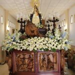 Nueva restauración de la carroza de la Virgen de los Remedios de Alcorcón