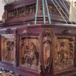 Nueva restauración de la carroza de la Virgen de los Remedios de Alcorcón