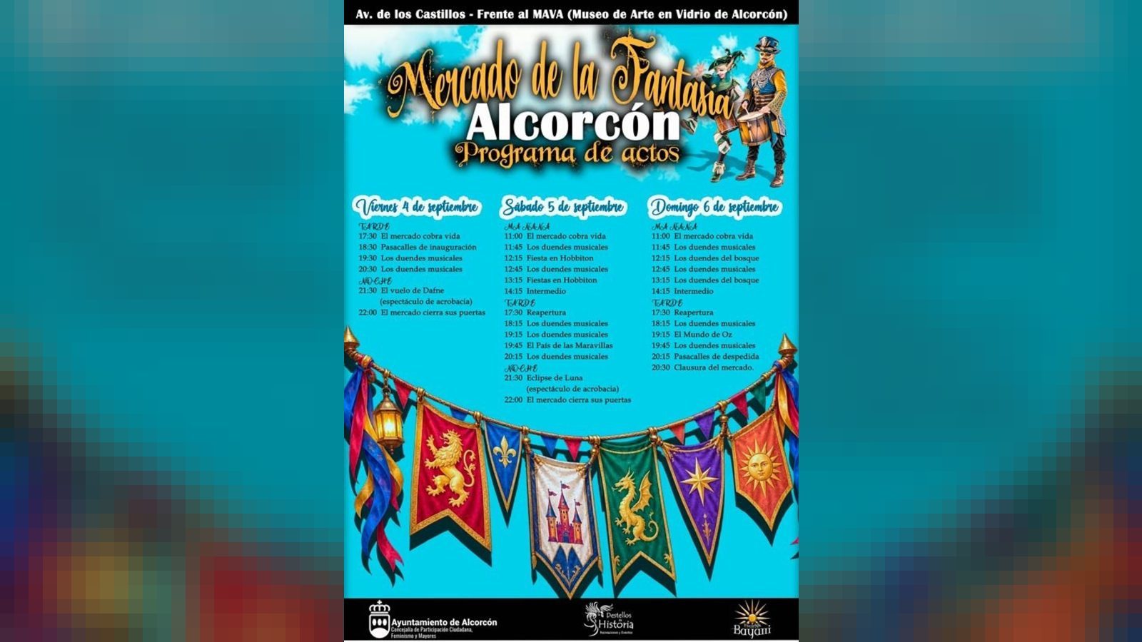 Llega a Alcorcón el Mercado de la Fantasía: Hobbiton, Oz y el País de las Maravillas para estas Fiestas Patronales