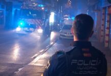 Incendio en un restaurante árabe de la avenida de Portugal de Alcorcón