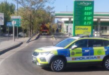 Una rotura de una tubería de gas obligó a desalojar el Hotel Ibis en Alcorcón este jueves