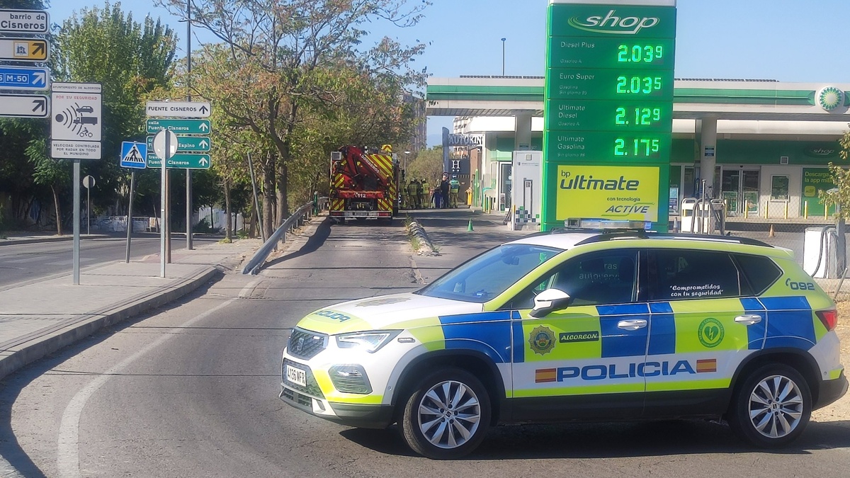 Una rotura de una tubería de gas obligó a desalojar el Hotel Ibis en Alcorcón este jueves