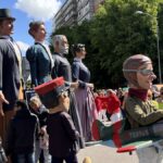 Los Cabezudos de San José de Valderas preparados en el Recinto Ferial por el Día del Niño: así cierran las Fiestas de Alcorcón este domingo