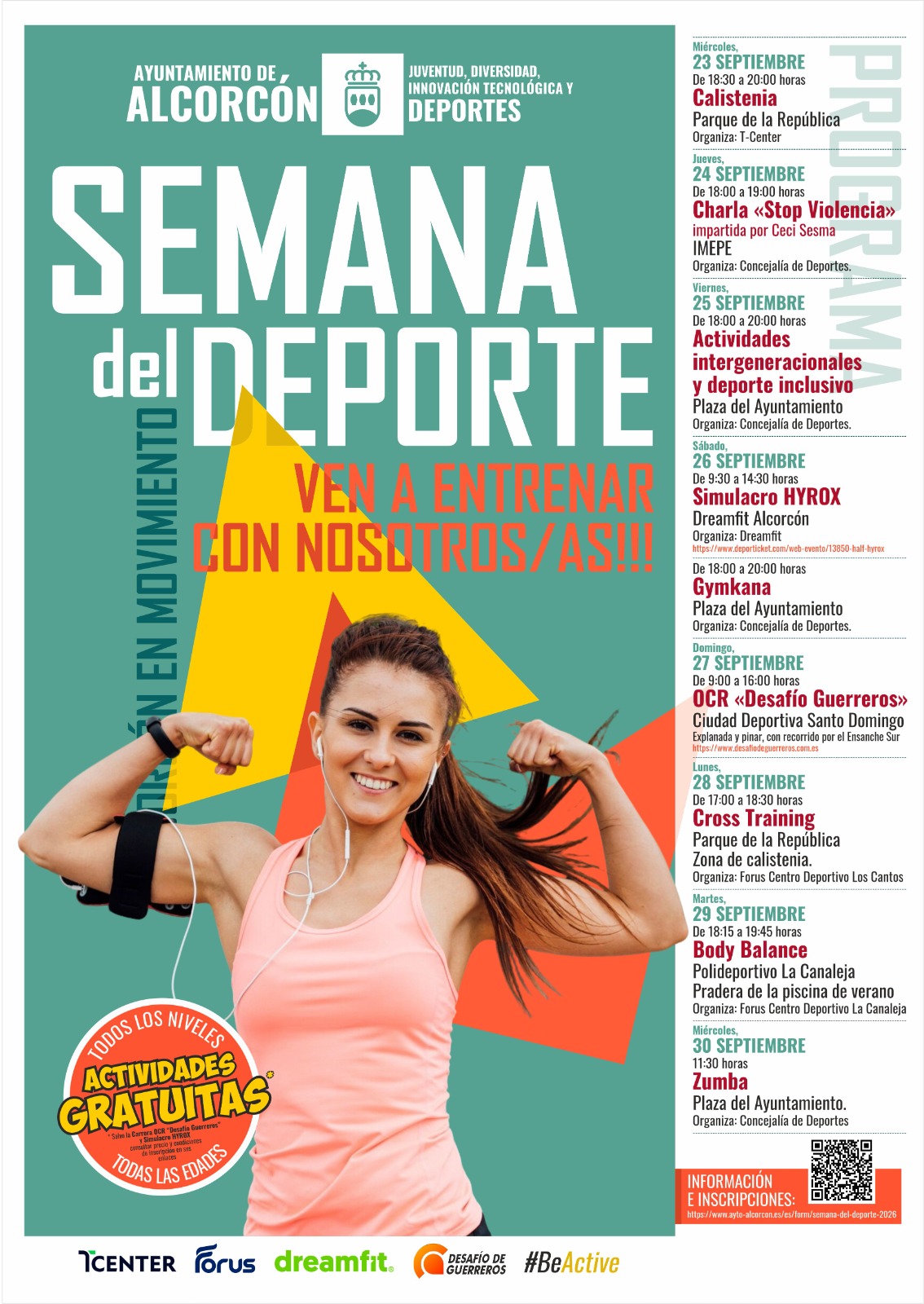 Llega la Semana del Deporte a Alcorcón: actividades preparadas para todas las edades