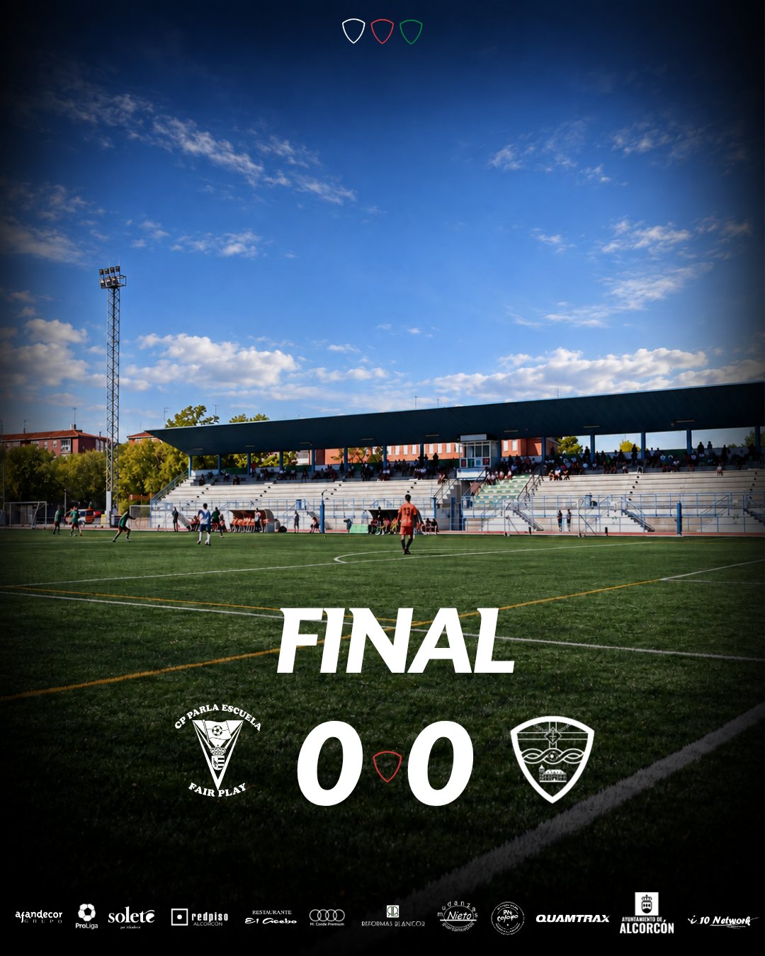 Sin victorias este fin de semana en Alcorcón: dos empates y una derrota en el resumen deportivo