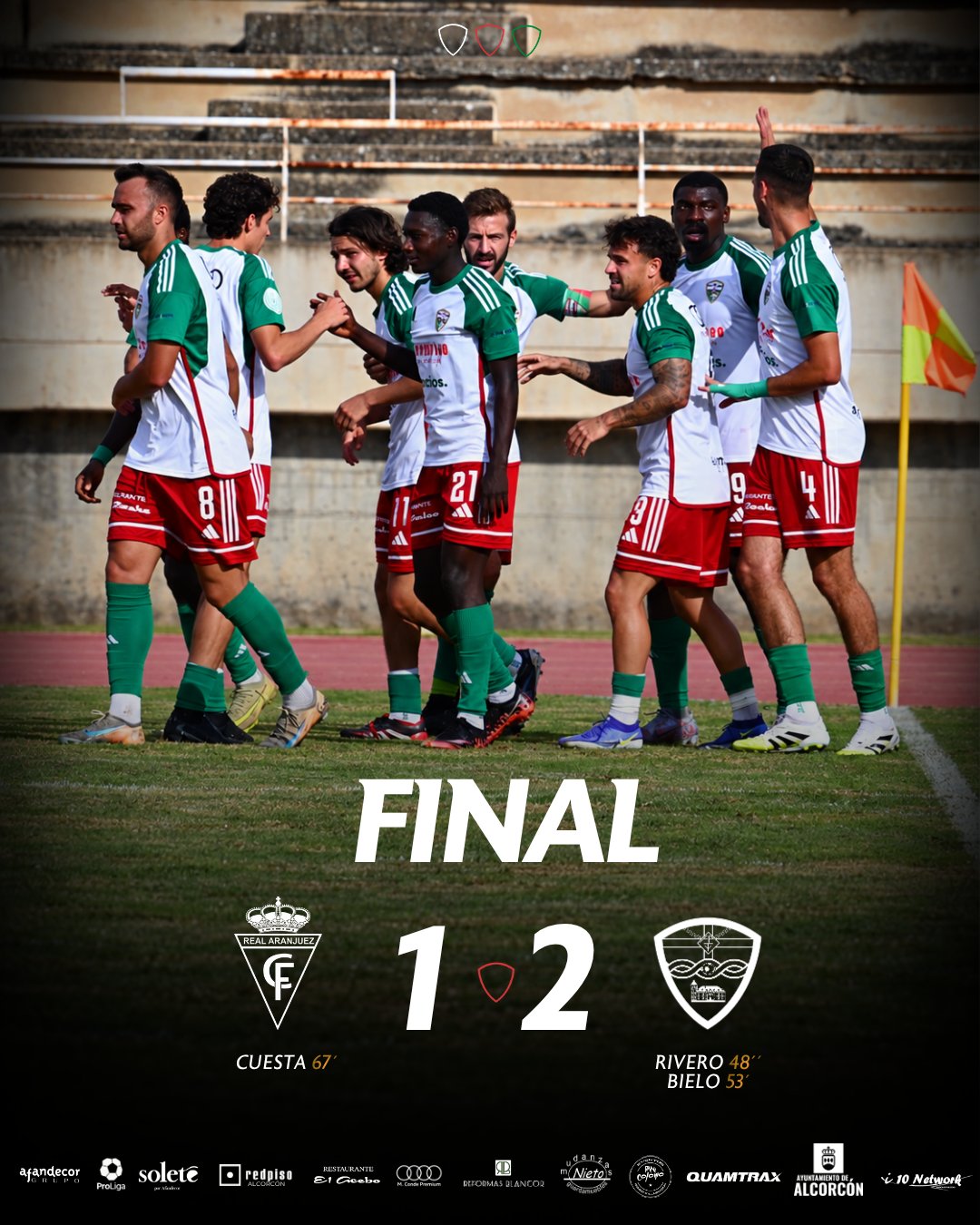 Pleno de victorias este fin de semana para los equipos de Alcorcón: conquista de Valdebebas y tres puntos más para el Trival