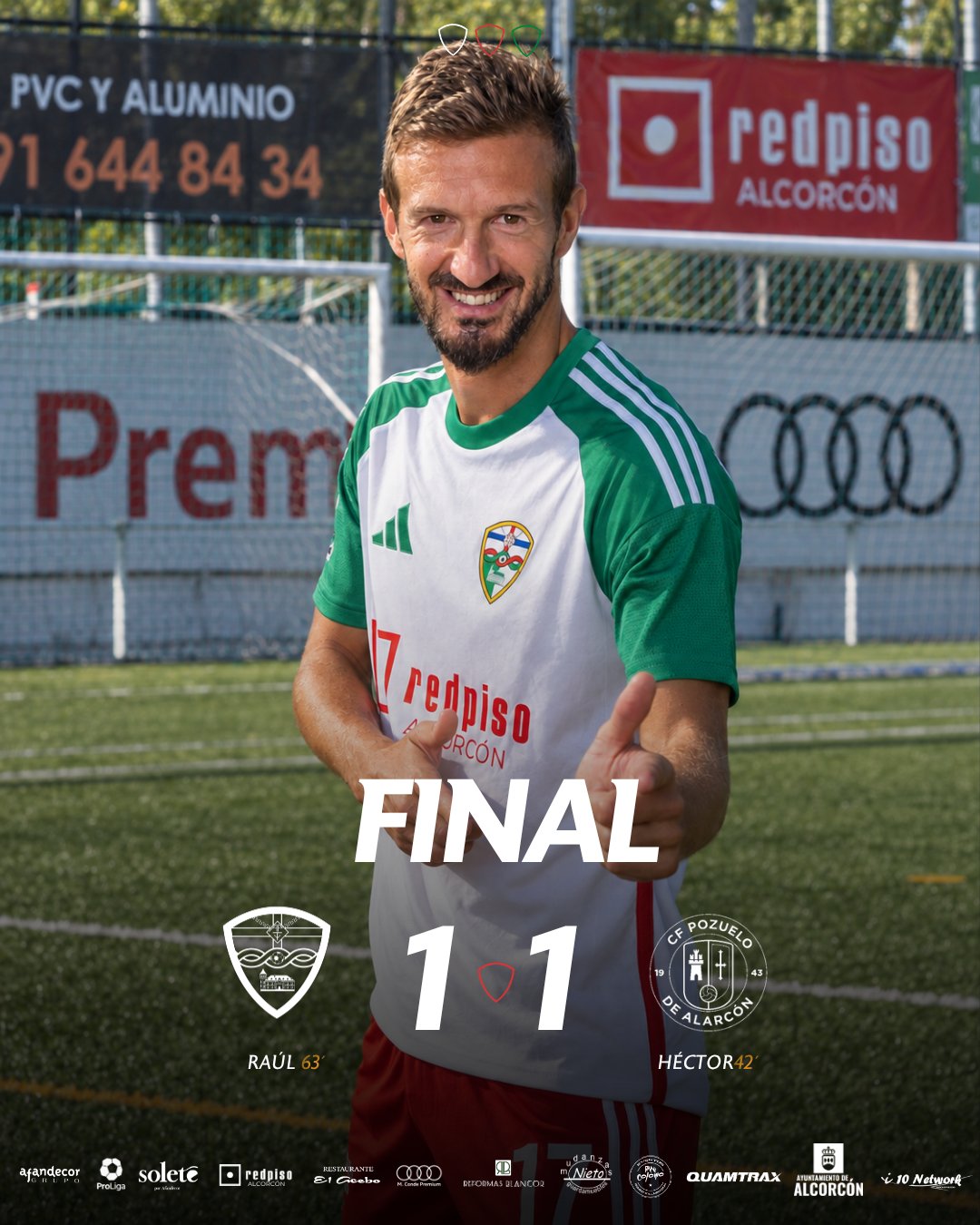 Dos victorias y dos empates: así ha sido el resumen deportivo de Alcorcón este fin de semana