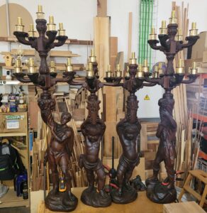 Nueva restauración de la carroza de la Virgen de los Remedios de Alcorcón