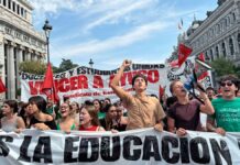 Huelga educación pública