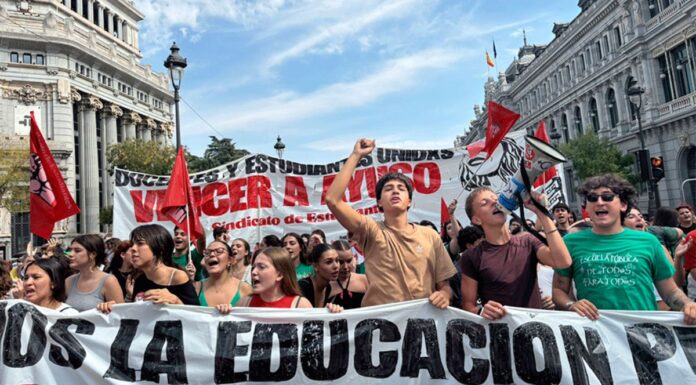 Huelga educación pública