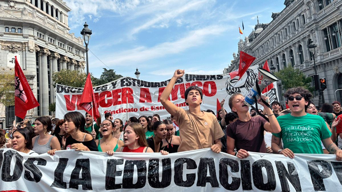 Huelga educación pública