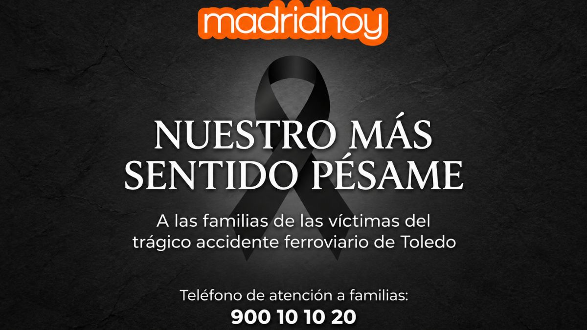 Nuestro más sentido pésame con las familias del accidente ferroviario