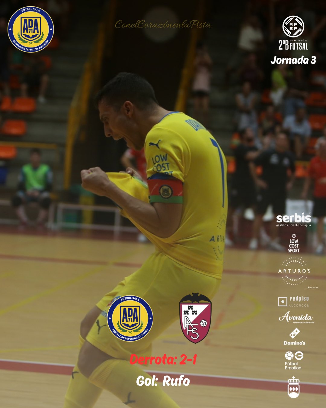 La goleada del Alcorcón en Santo Domingo protagoniza el resumen deportivo de este fin de semana