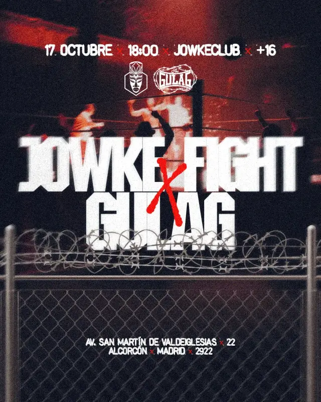 The Gulag Fight IV llega a Alcorcón con boxeo sin guantes y K1 este sábado