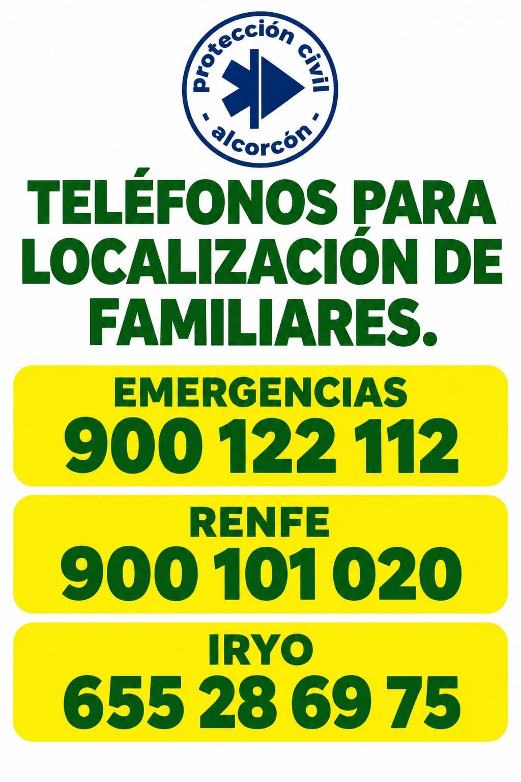 Alcorcón envía efectivos de Bomberos y Protección Civil al trágico accidente de tren de Toledo