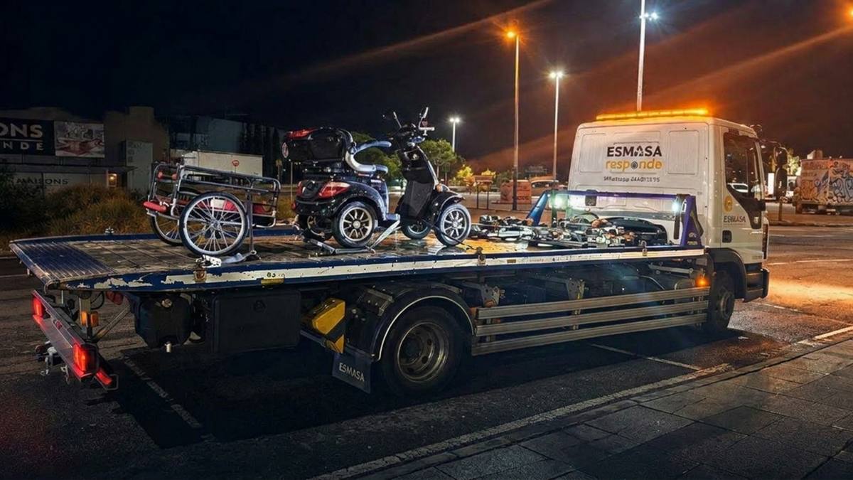 Sin licencia, sin matrícula y sin seguro: así circulaba este ciclomotor por Alcorcón