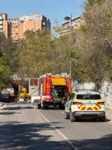 Cercanías recupera el servicio de la C-5 en Alcorcón tras solucionar la fuga de gas producida en Las Retamas